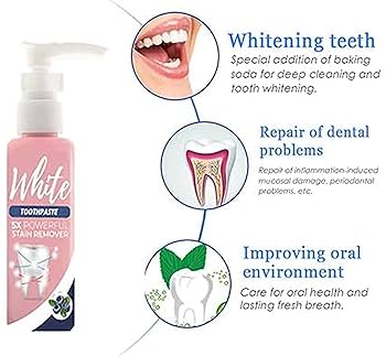 歯磨き粉 Amazon | 高度なホワイトニング歯磨き粉フォーム歯磨き粉100ML重